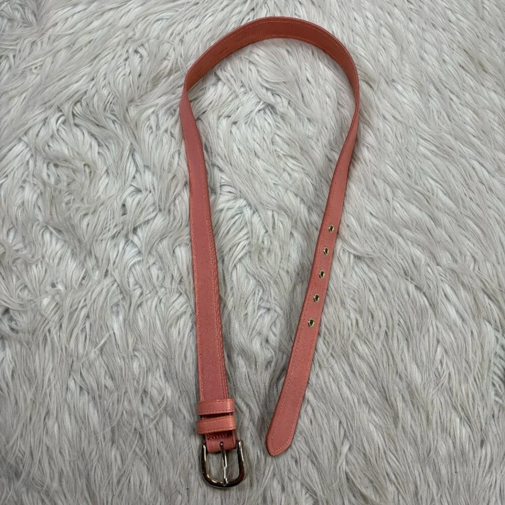 Halogen Women's Pink Leather‎ Waist Belt